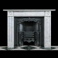 Carrara Marble Victorian Fireplace Mantel | Westland London.