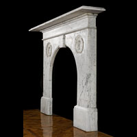 English Marble Antique Victorian Fireplace | Westland London