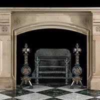 Large Gothic Antique Stone Fireplace | Westland London