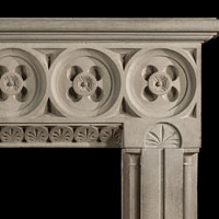 Aesthetic Movement Stone Fireplace Mantel | Westland Antiques