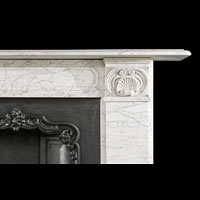 Regency White Marble Fireplace Mantel | Westland Antiques