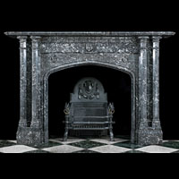 Saint Anne Marble Victorian Gothic Fireplace | Westland London