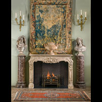 Rococo Stone French Antique Fireplace | Westland London