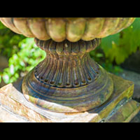 Pair Stoneware Scottish Large Garden Urns | Westland London