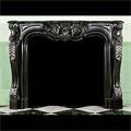 French Rococo Black Marble Fireplace | Westland London