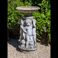 Dolphin Putti Antique Marble Italian Fountain | Westland London