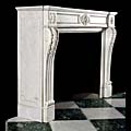 Louis XVI Acanthus Antique Marble Fireplace | Westland London