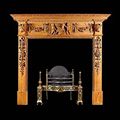 Georgian Pine Amorini Fireplace Mantel | Westland Antiques
