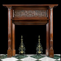 Renaissance Revival Wood Fireplace | Westland Antiques