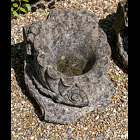 Four Antique Stone Garden Bowls Pots| Westland London