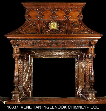 The Antique Renaissance Fireplace A Short Narrative January 2010