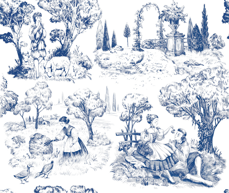 The history of toile de Jouy by Westland London