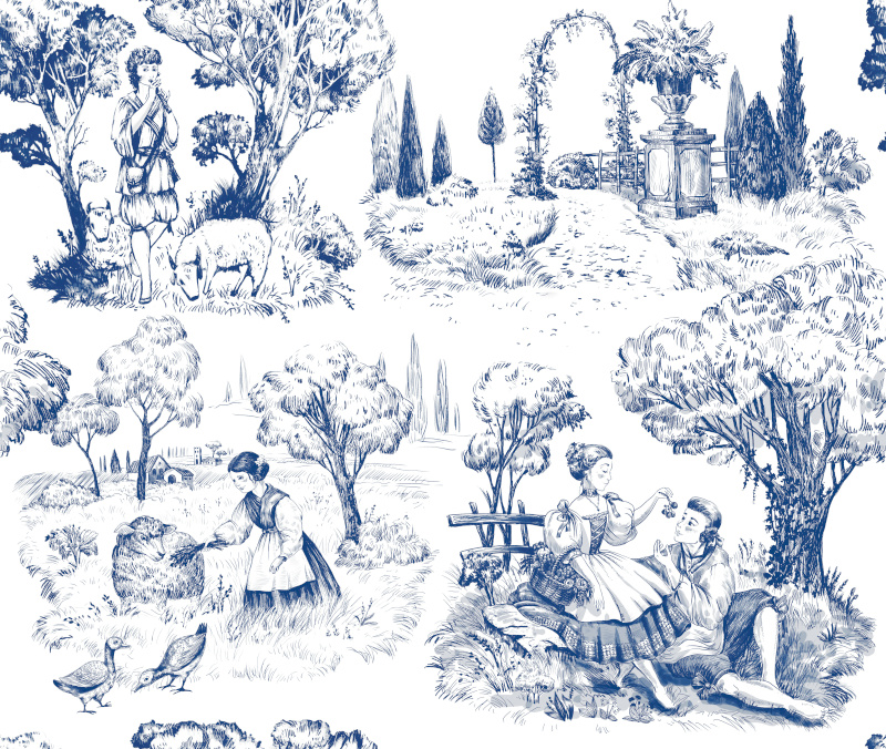 Toile De Jouy 332